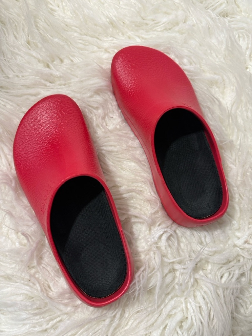 Birkenstock Red Waterproof Slip-On Clog size 8 - Picture 3 of 9